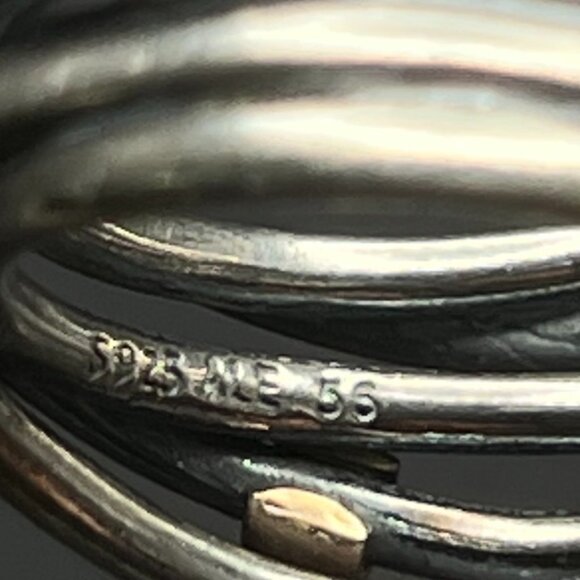 Pandora Two-Tone Rope Ring - Picture 5 of 5